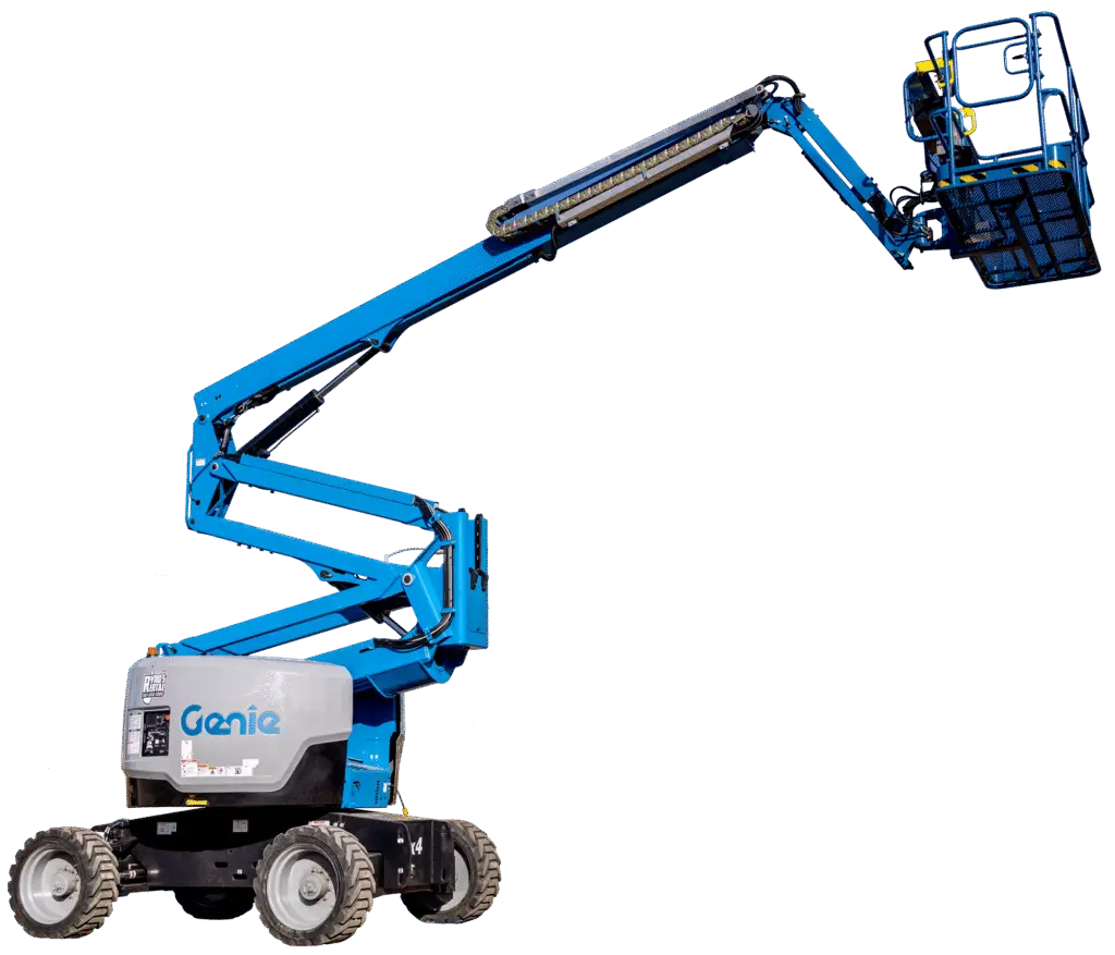 Genie man-lift available for rent at Ryno's