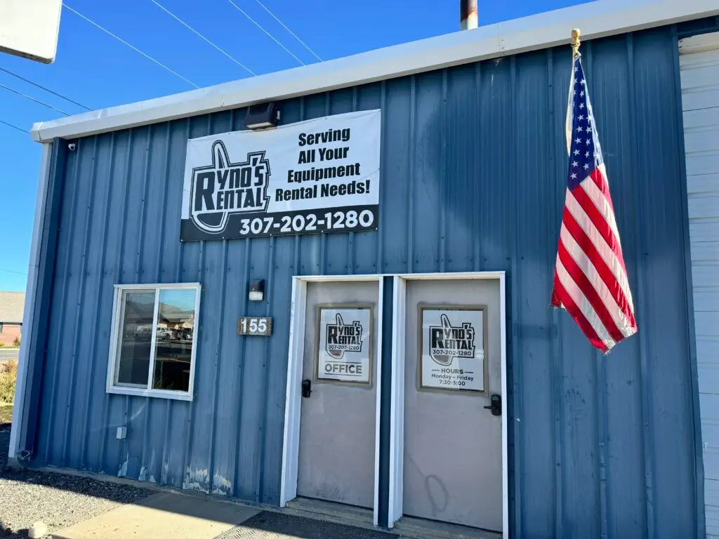 Front of Ryno's Rentals Building