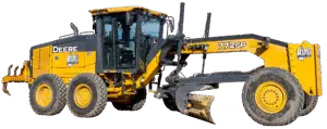 John Deere 772 Grader available to rent from Ryno's Rentals